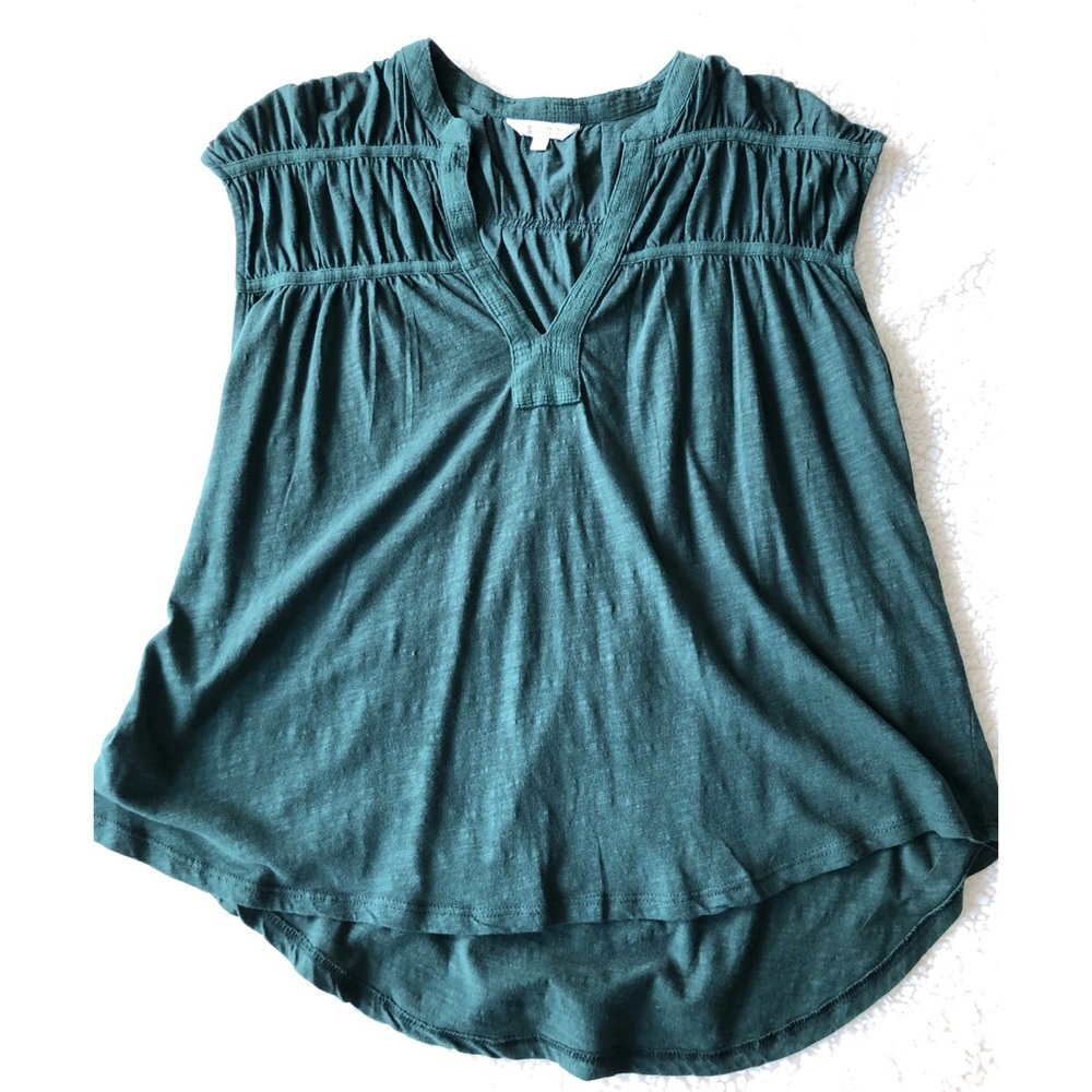 👚 Lucky Brand Green Tank Blouse Size Medium